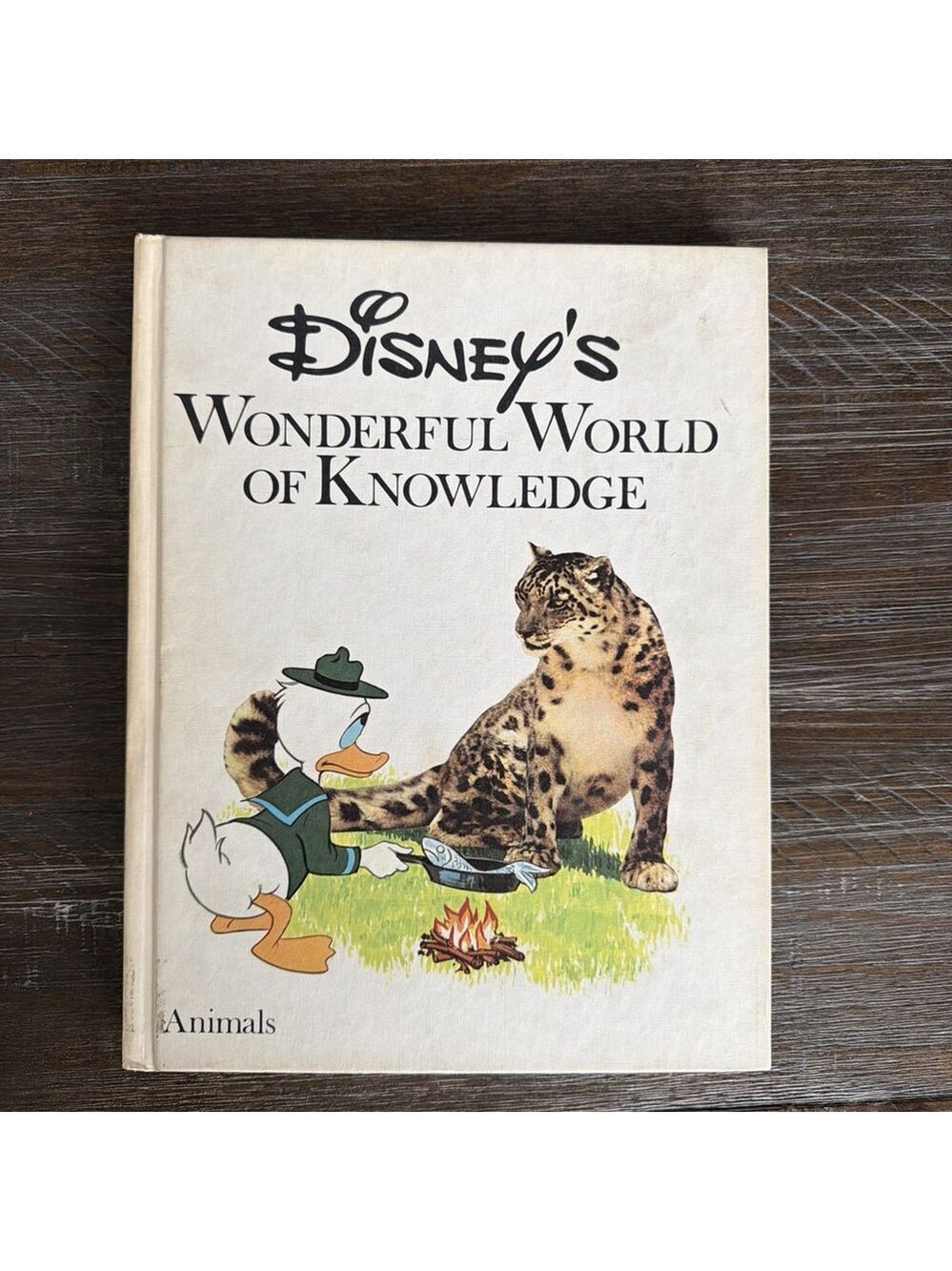 Vintage Disney's Wonderful World of Knowledge Animals Hardcover Book 1973 1st Ed
